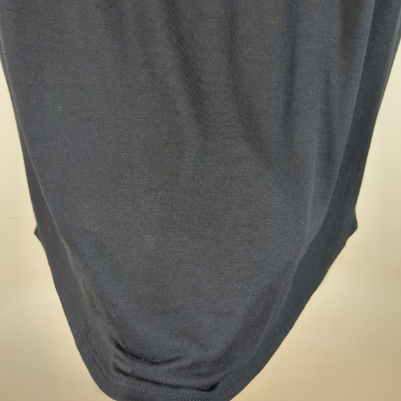 Fortune And Ivy Women's Helina Mixed Material Black Blouse NWT , Size L - Picture 5 of 9